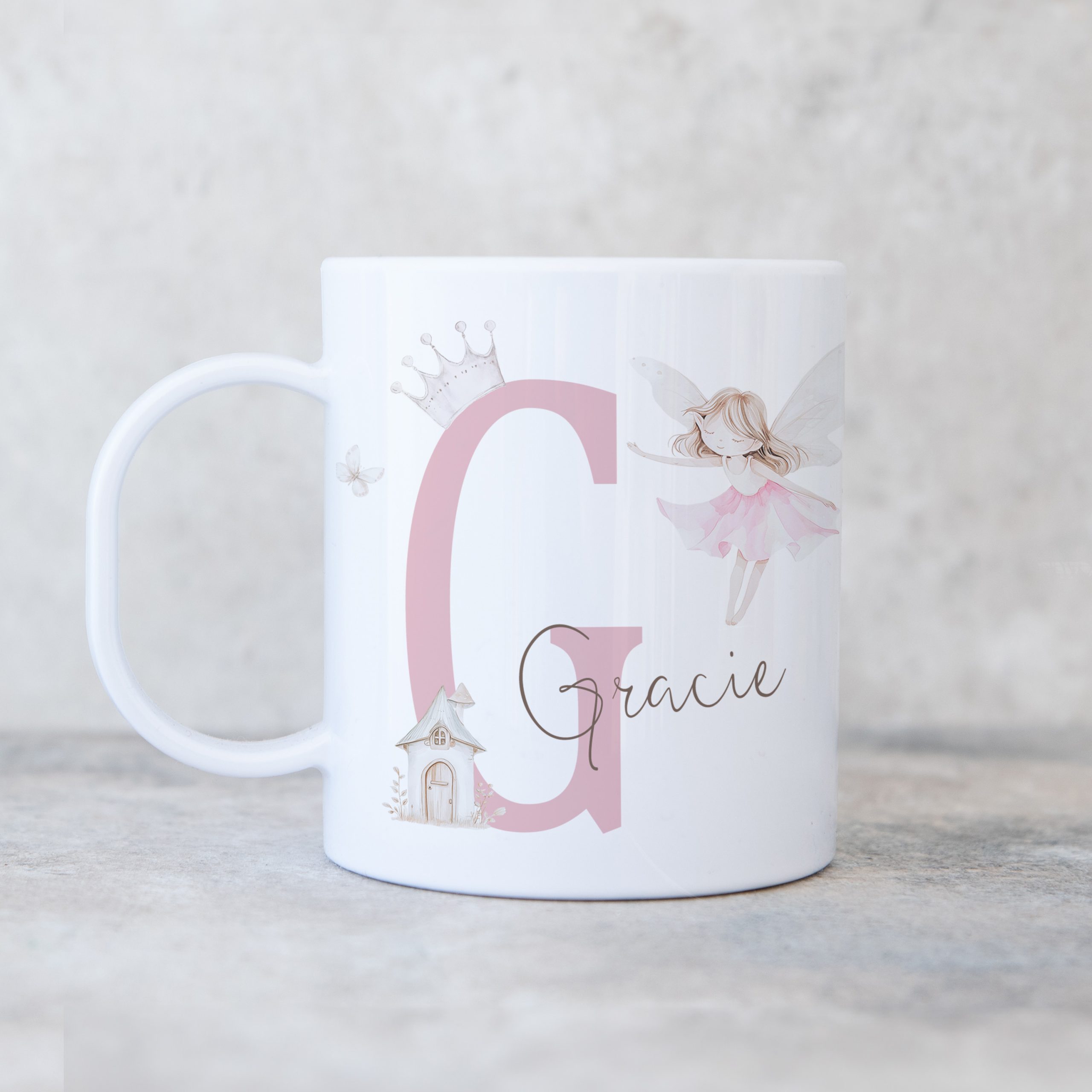 Kids Personalised Fairy Unbreakable Mugs