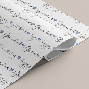 Personalised Father's Day Gift Wrapping Paper