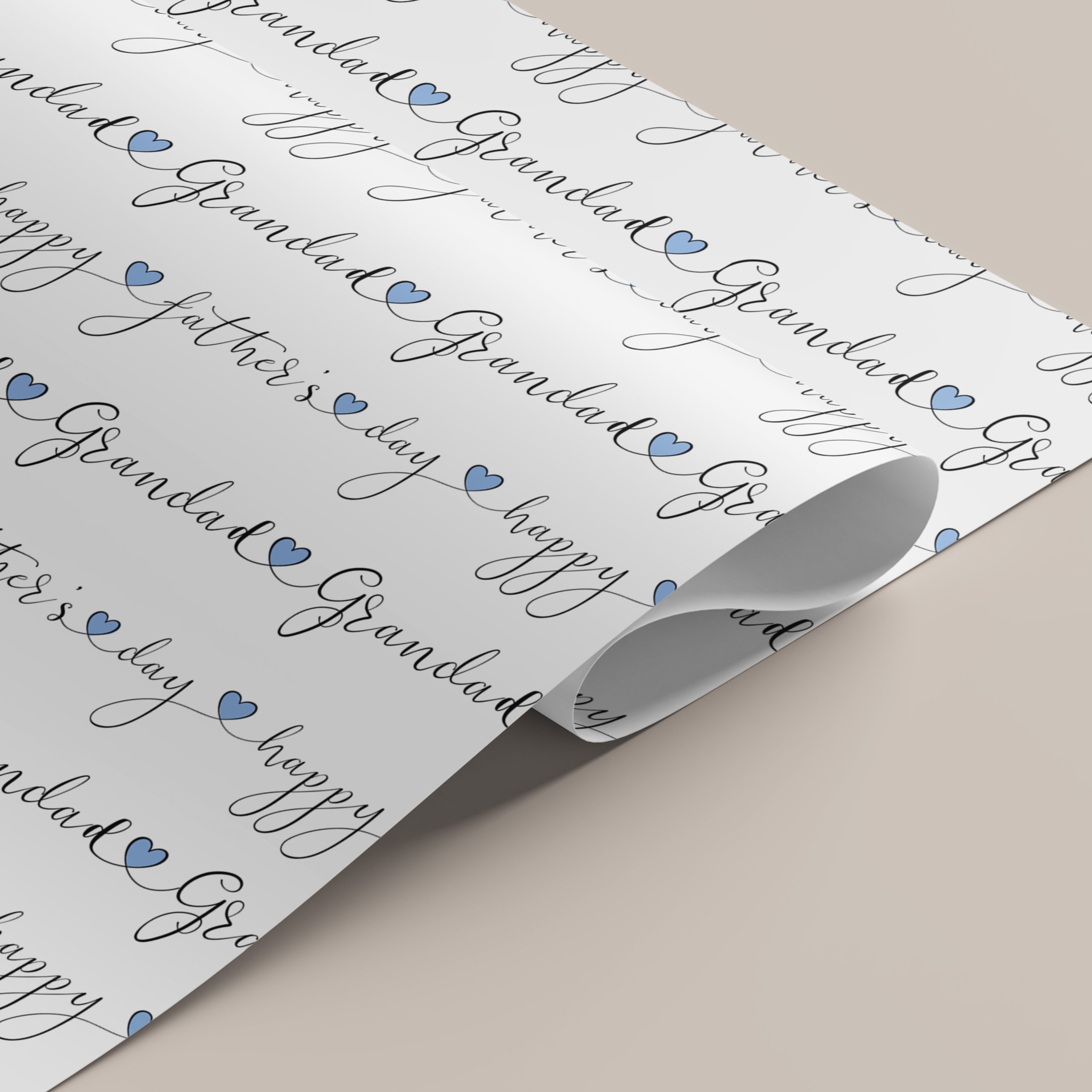 Personalised Father's Day Gift Wrapping Paper