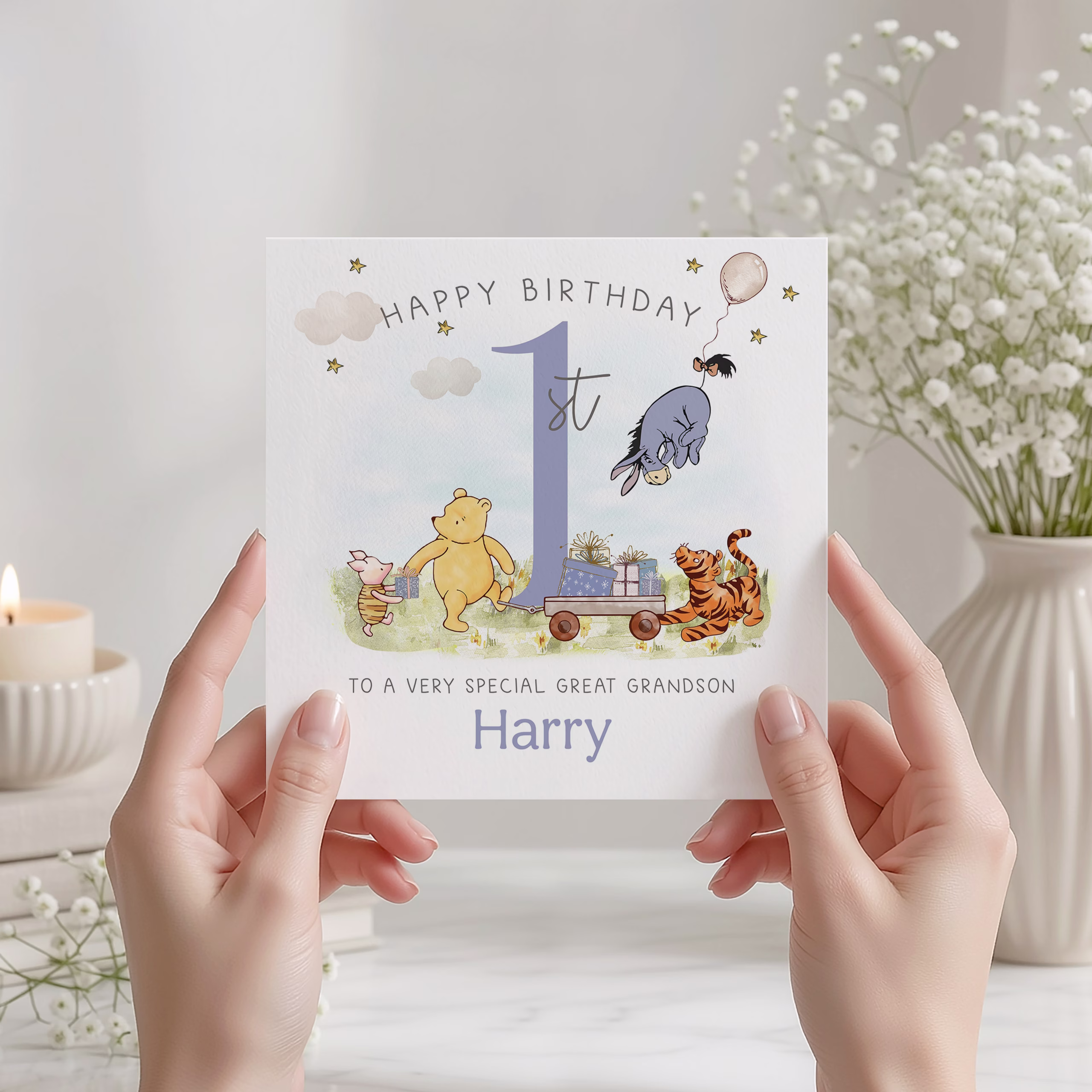 Winnie The Pooh Birthday Card