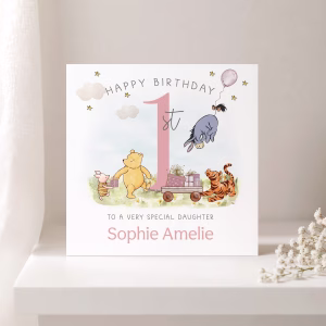 Winnie The Pooh Birthday Card