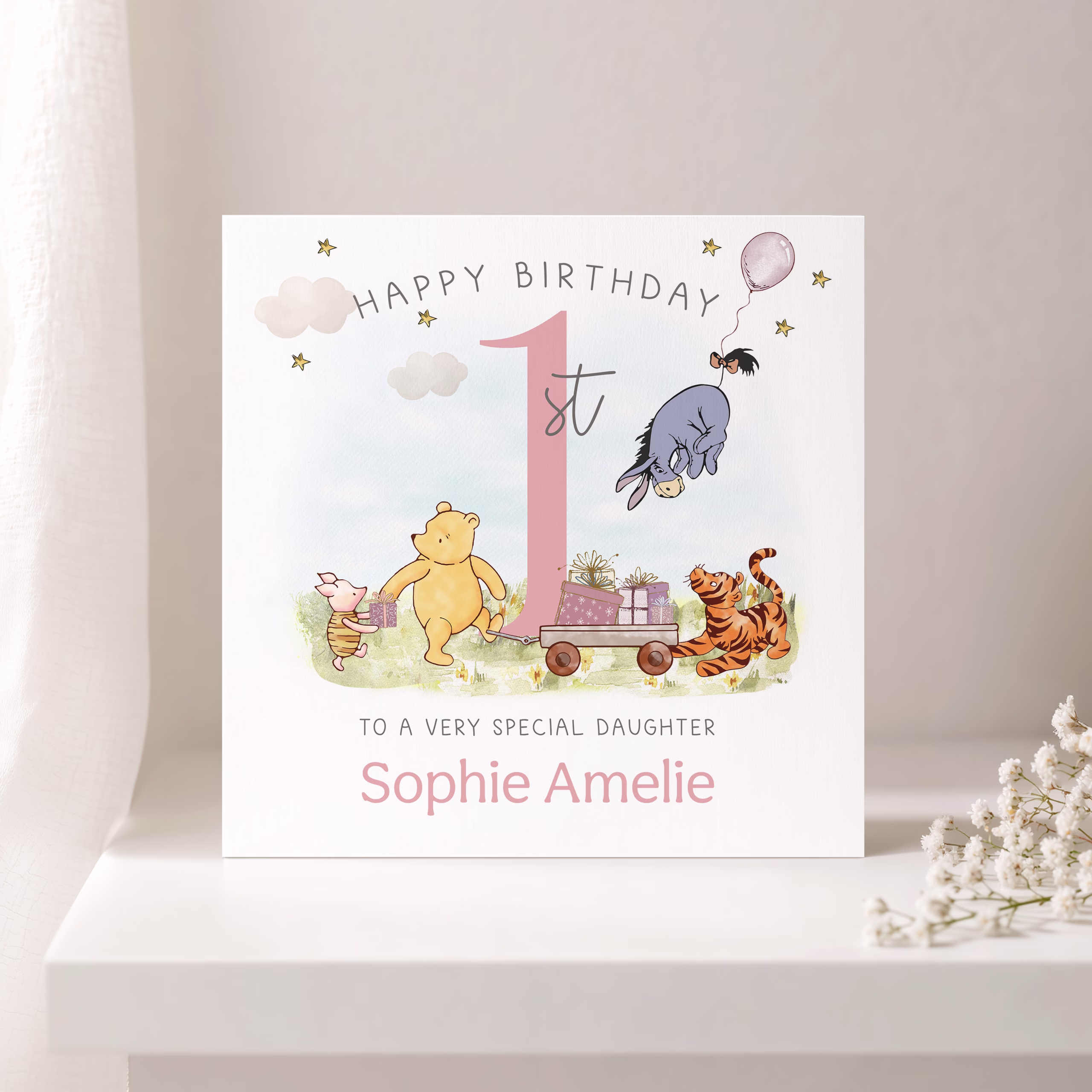 Winnie The Pooh Birthday Card
