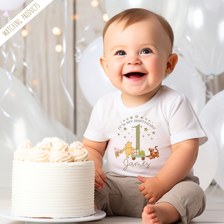 Winnie The Pooh 1st Birthday T-Shirt