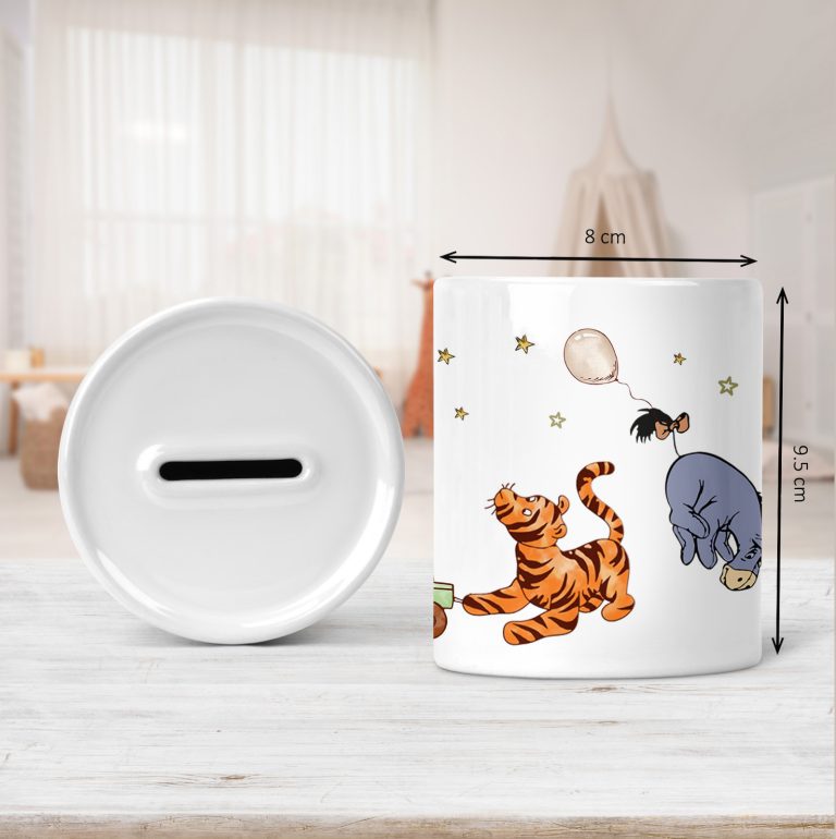 Personalised Winnie The Pooh Ceramic Money Pot