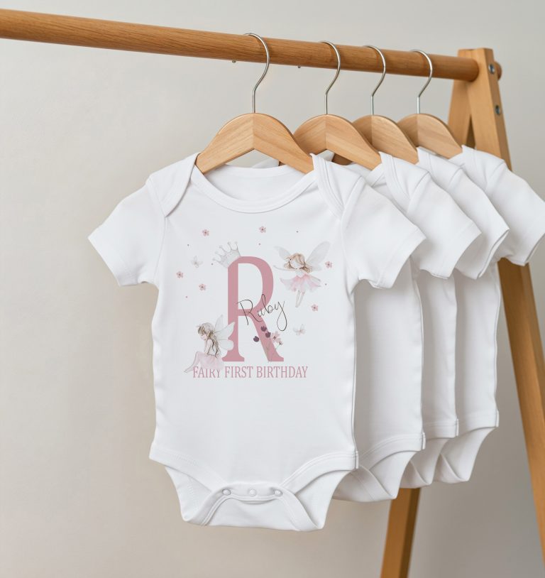 Personalised 1st Birthday Fairy Bodysuit