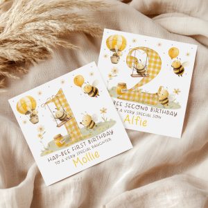 Personalised Bumble Bee Birthday Card