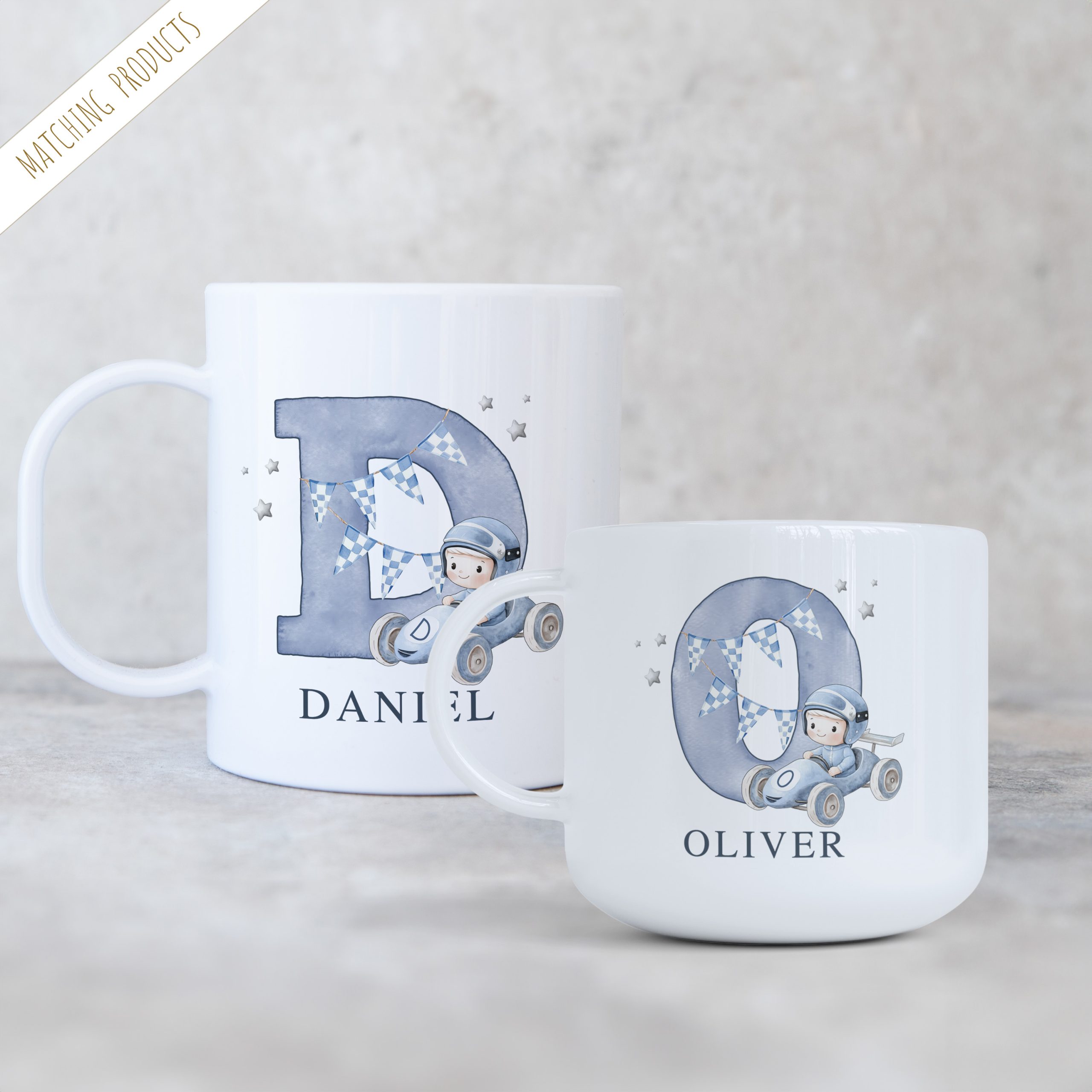 Kids Racing Car Unbreakable Mug