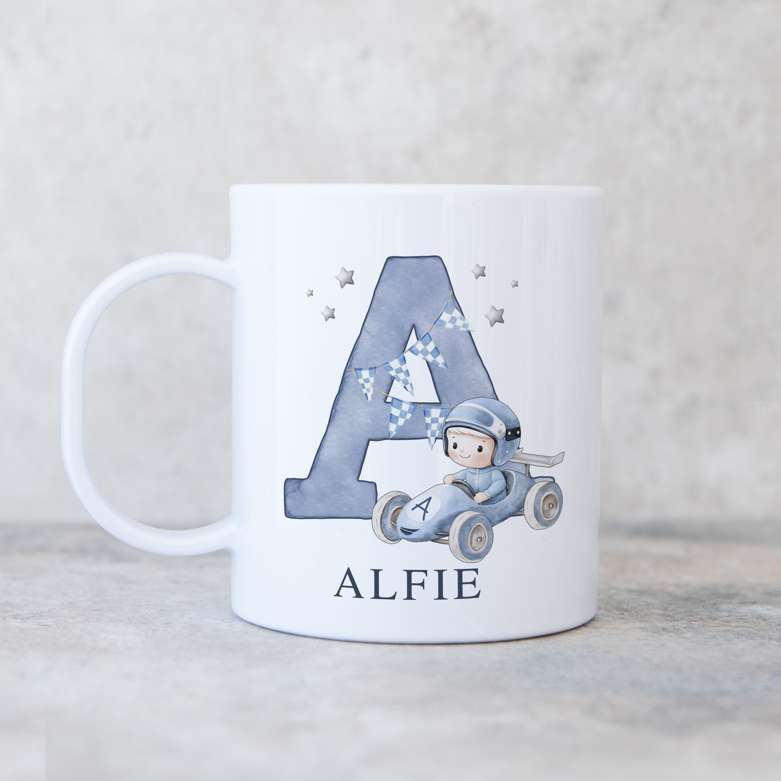 Kids Racing Car Unbreakable Mug