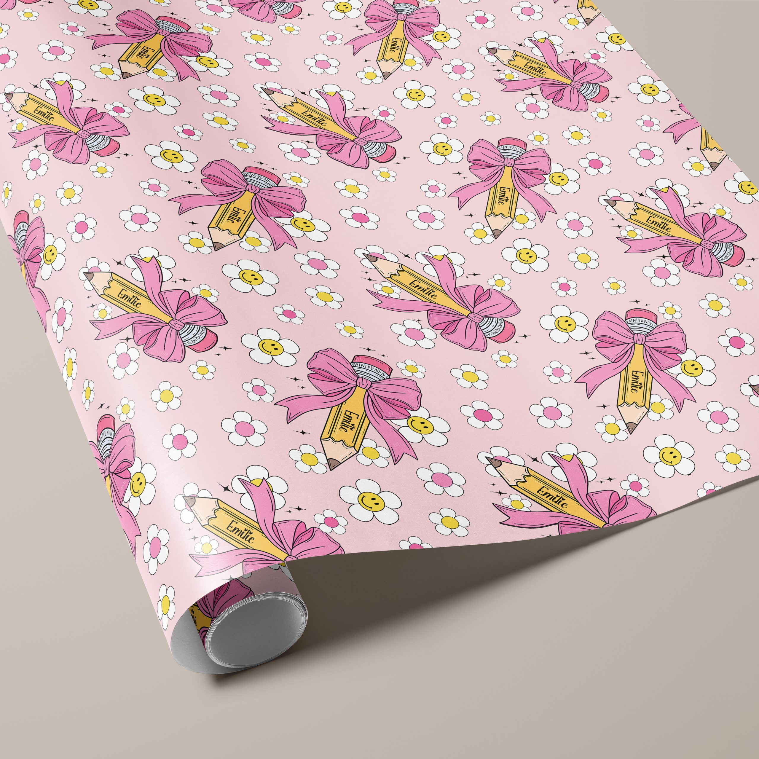 Personalised Thank You Teacher Wrapping Paper