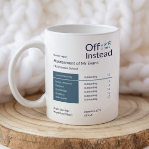 Personalised Ofsted Retirement Mug