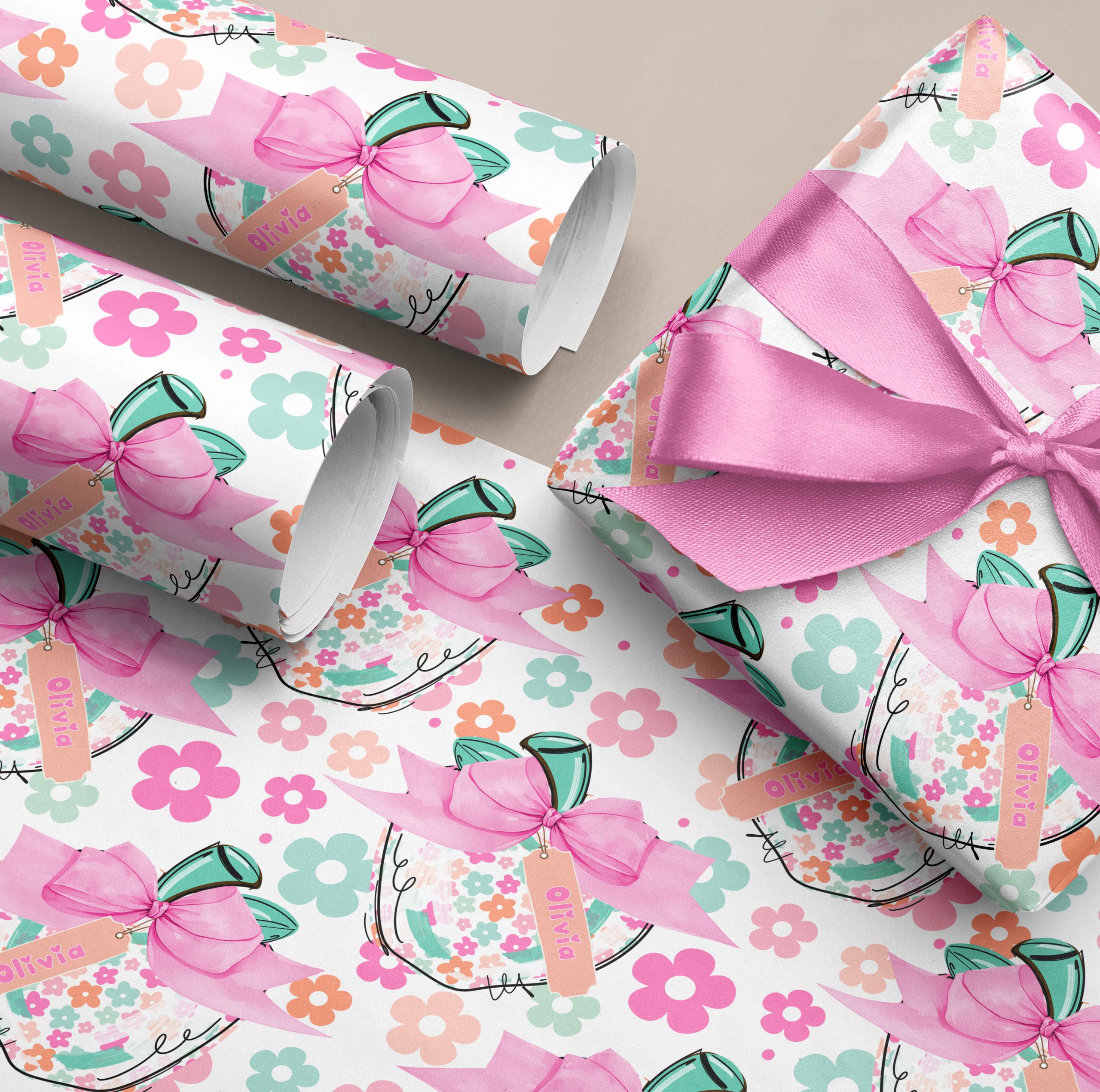 Personalised Thank You Teacher Wrapping Paper