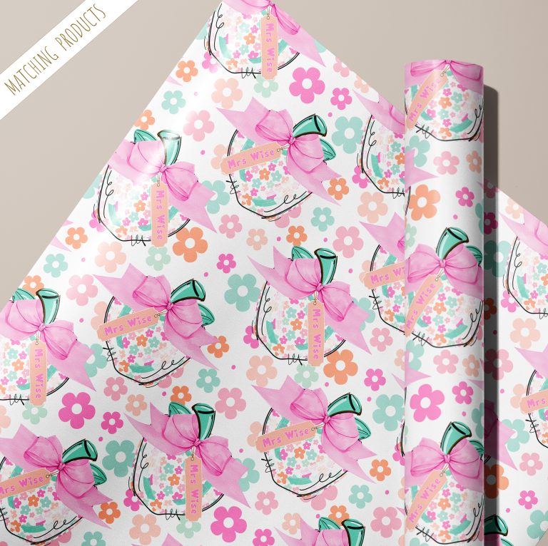 Personalised Teacher Gift Wrapping Paper