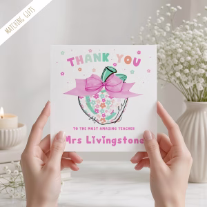 Thank You Teacher Card