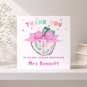 Thank You Teacher Card
