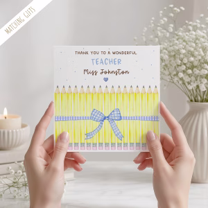 Thank You Teacher Card
