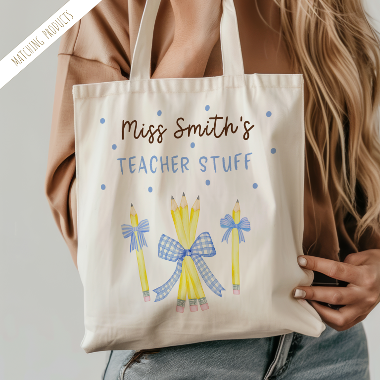 Personalised Teacher Tote Bag