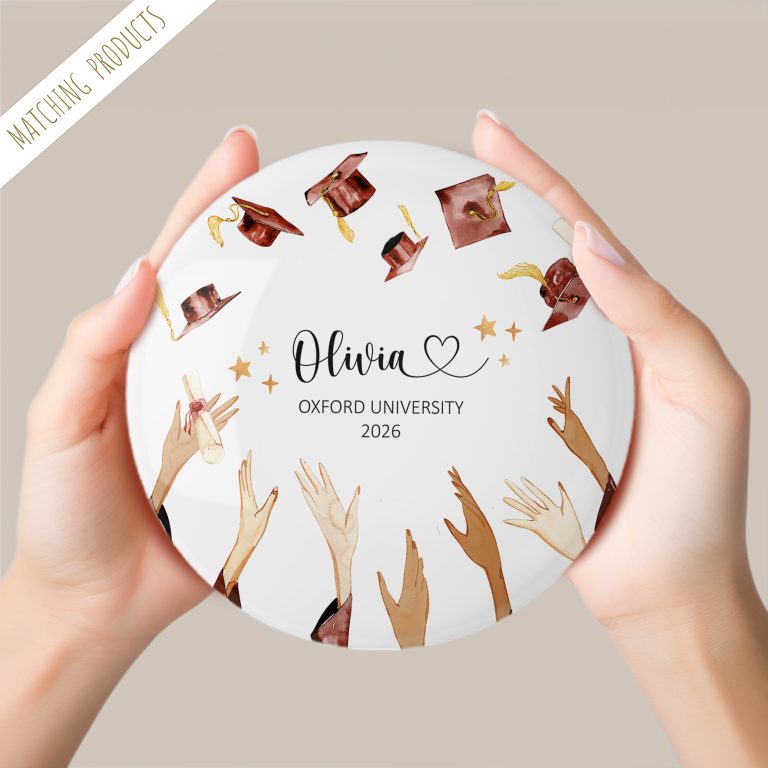 Giant 6 inch Personalised Graduation Badge