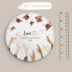 Personalised Graduation Badge
