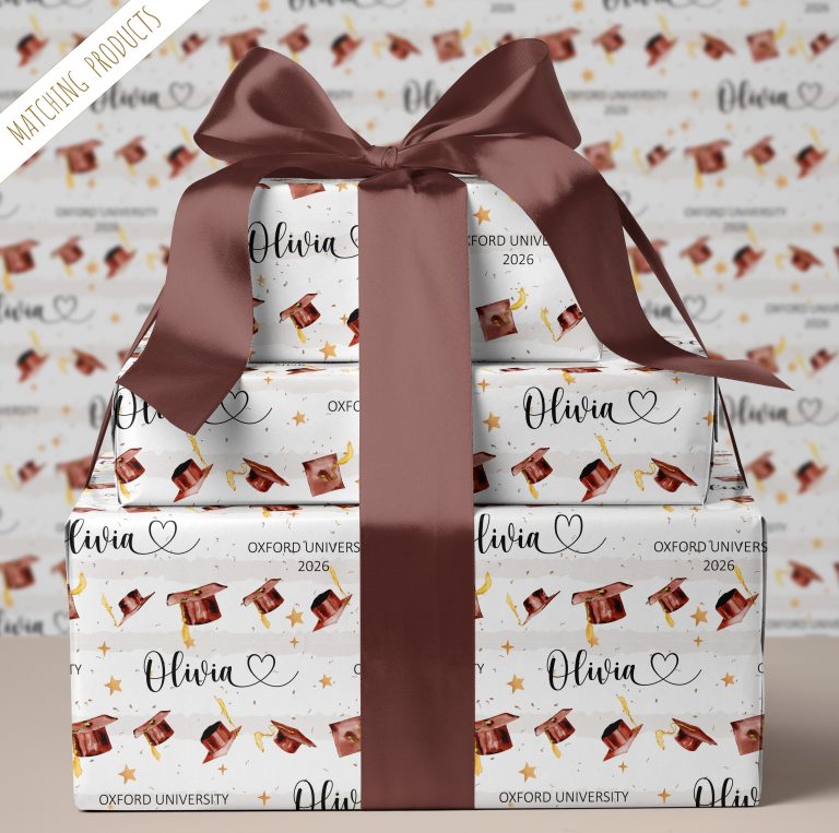 Personalised Graduation Gift Wrapping Paper