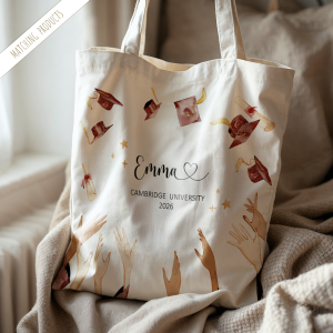 Personalised Graduation Tote Bag