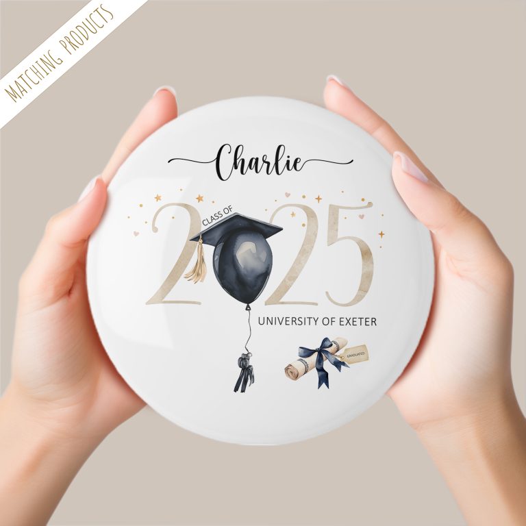 Giant 6 inch Personalised Graduation Badge