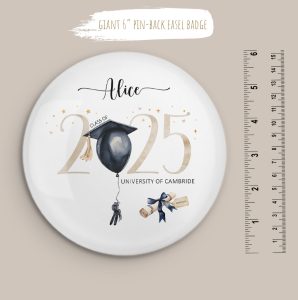 Personalised Graduation Badge