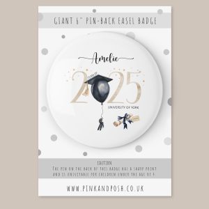 Personalised Graduation Badge