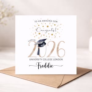 Personalised Graduation Card