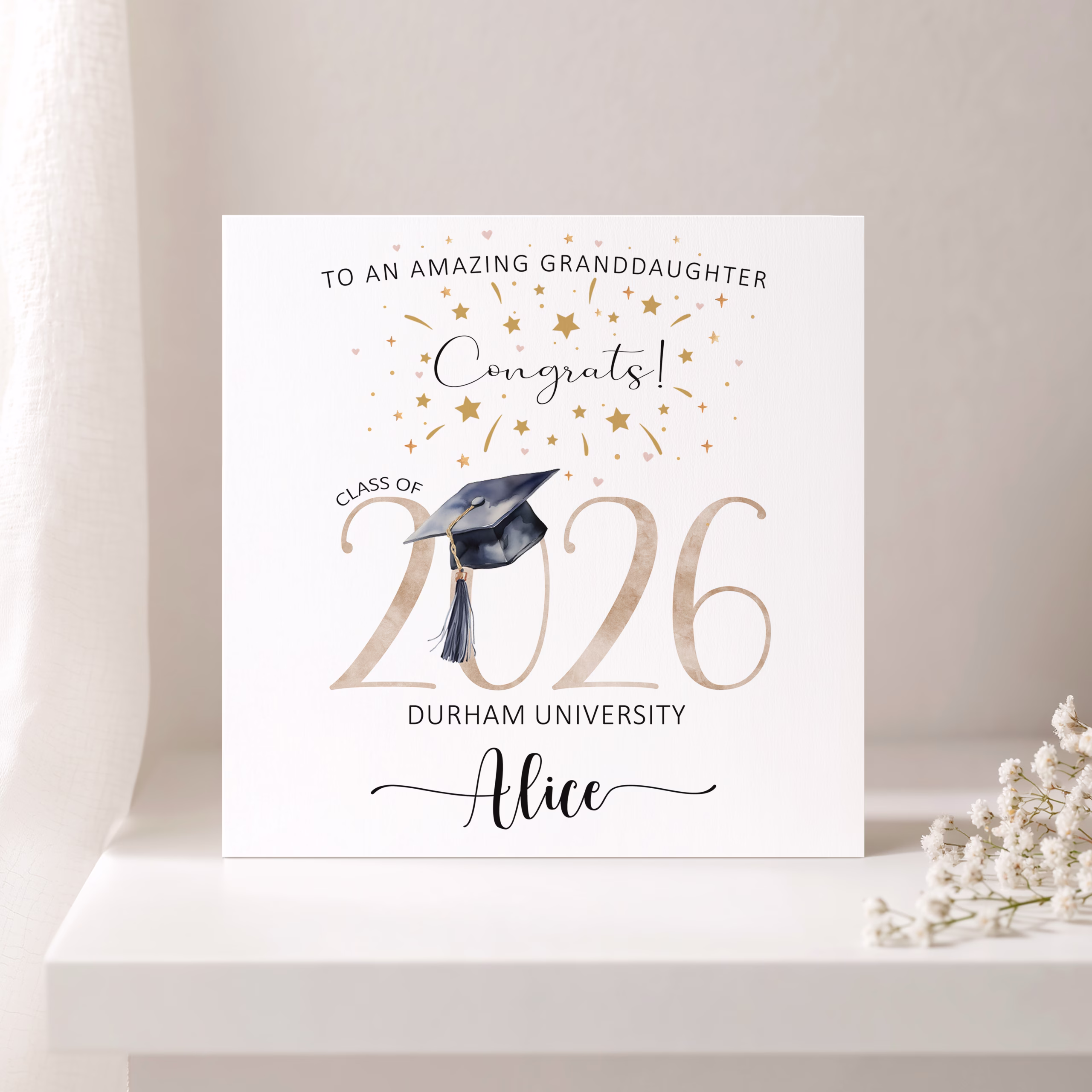 Personalised Graduation Card