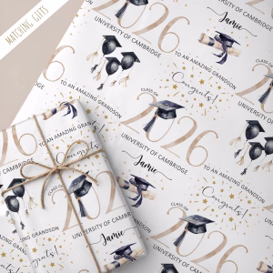 Personalised Graduation Gift Wrapping Paper