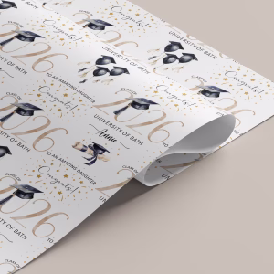 Personalised Graduation Gift Wrapping Paper