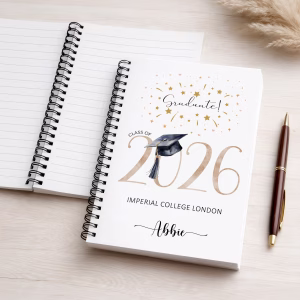 Personalised Graduation Notebook