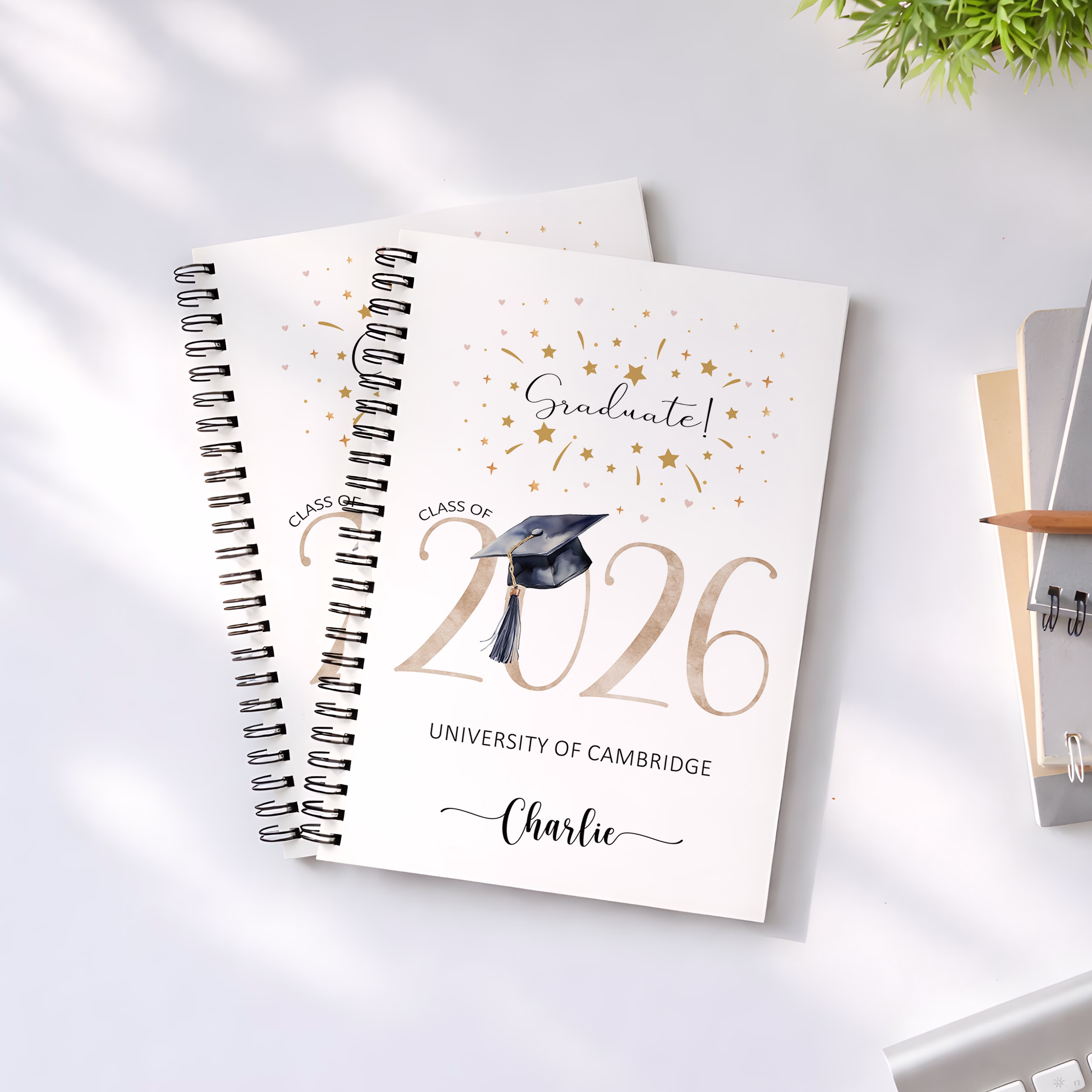 Personalised Graduation Notebook