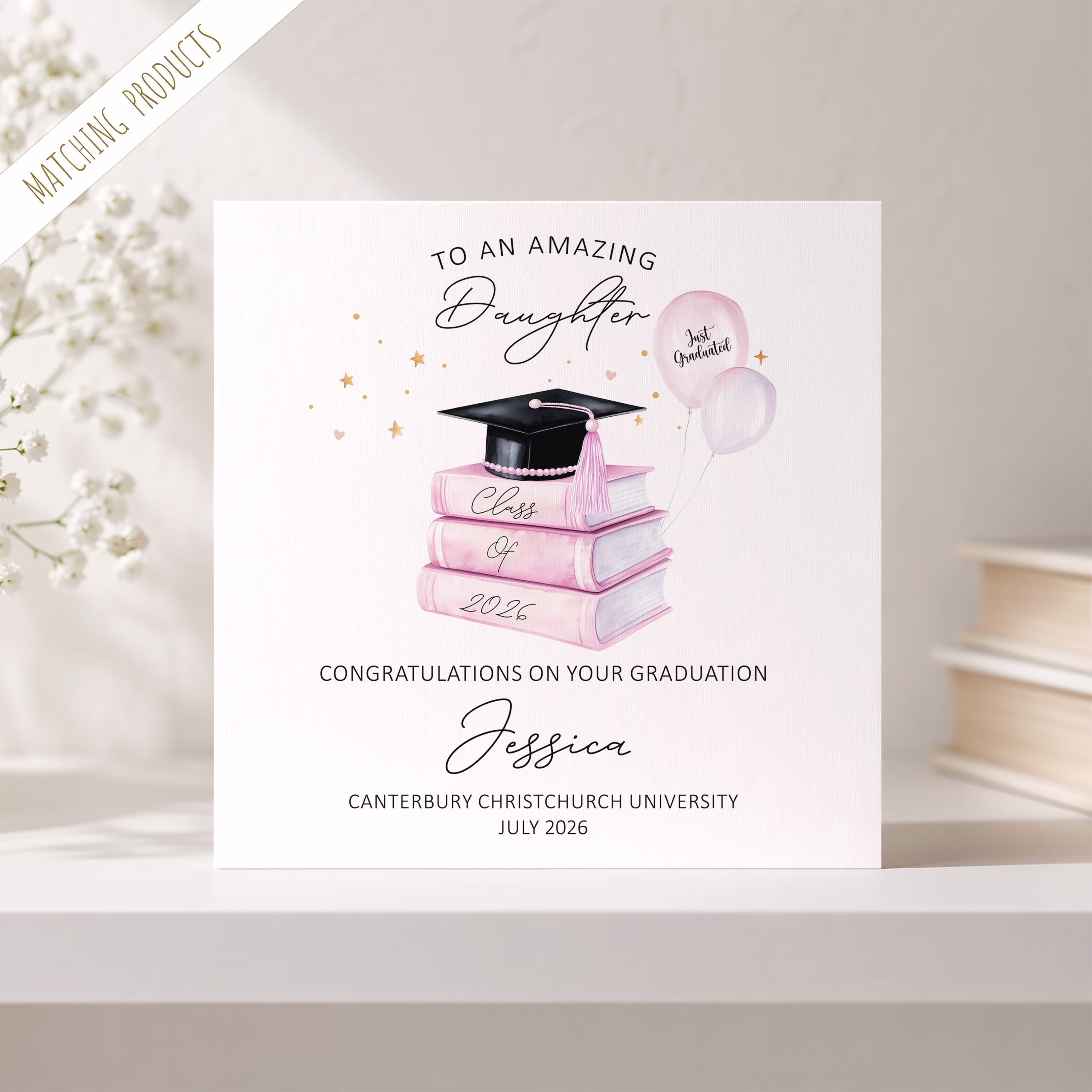 Personalised Graduation Card