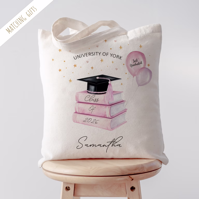 Personalised Graduation Tote Bag