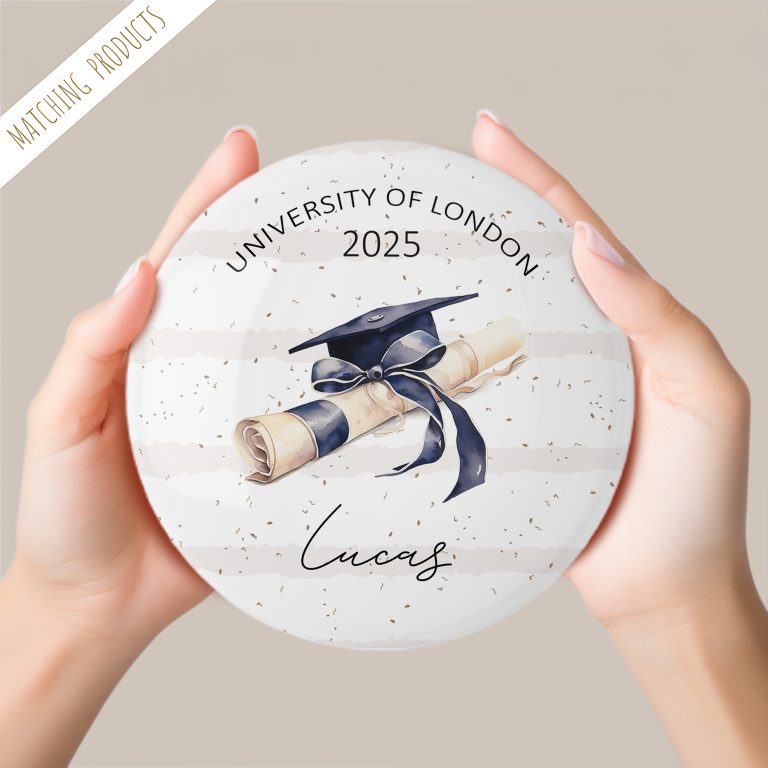 Giant 6 inch Personalised Graduation Badge