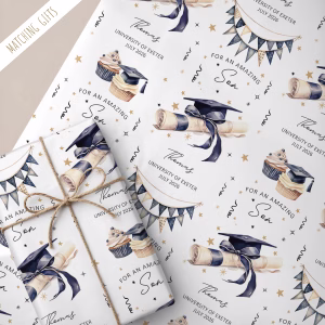 Personalised Graduation Gift Wrapping Paper