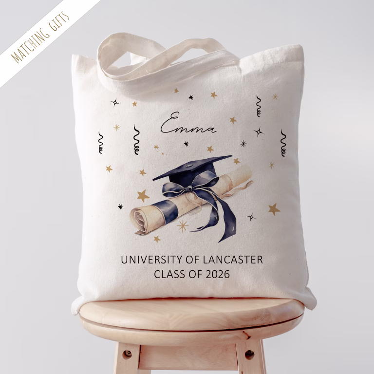 Personalised Graduation Tote Bag