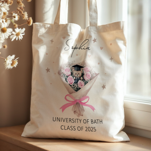 Personalised Graduation Tote Bag