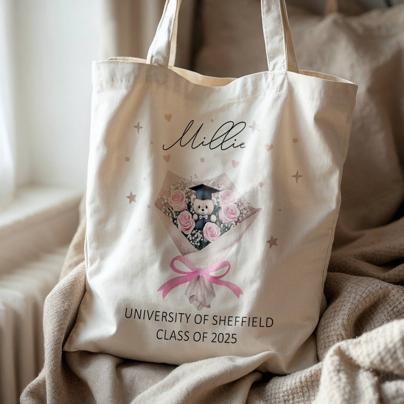 Personalised Graduation Tote Bag