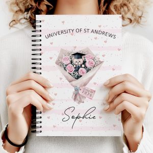 Personalised Graduation Motarboard Notebook