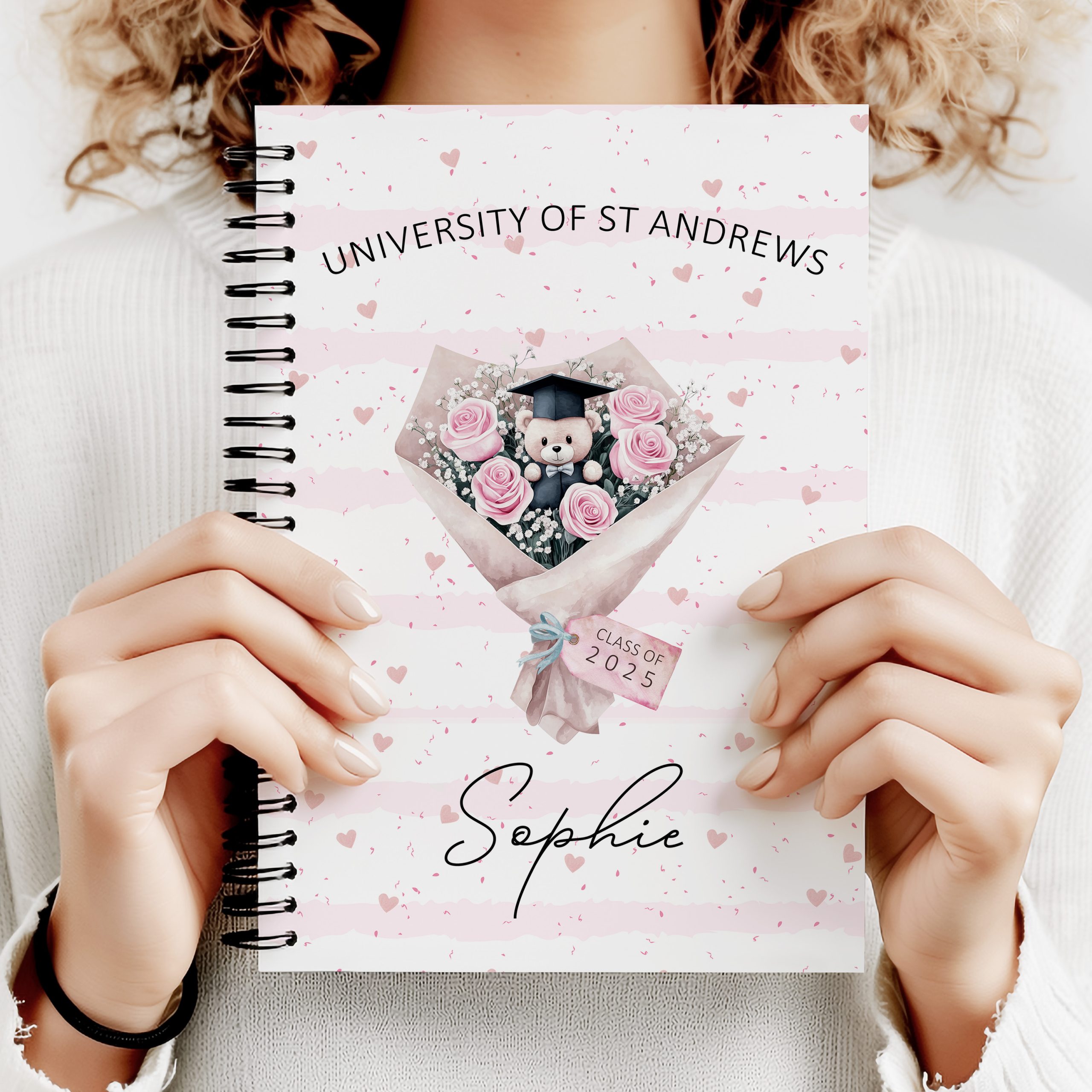 Personalised Graduation Motarboard Notebook