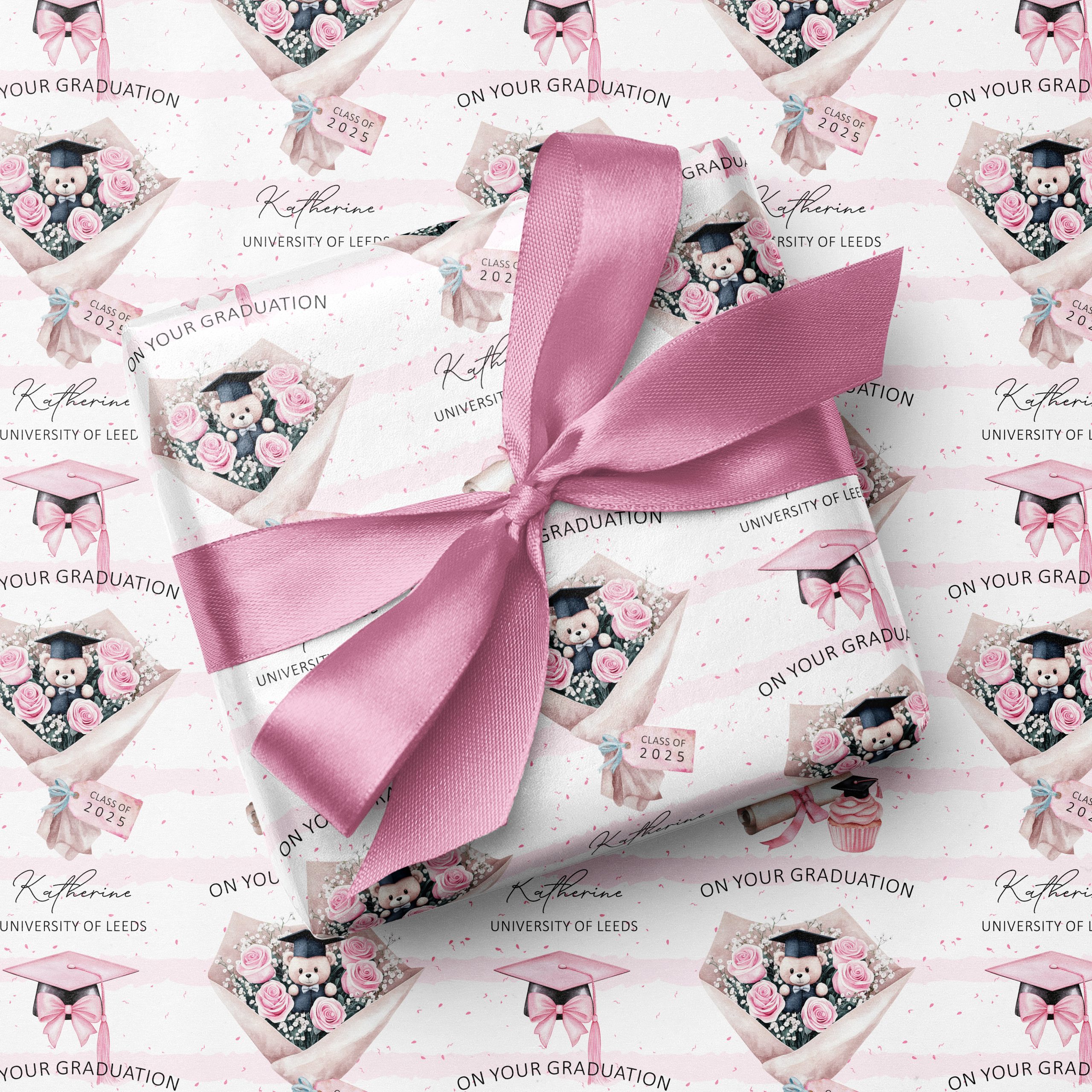 Personalised Graduation Gift Wrapping Paper