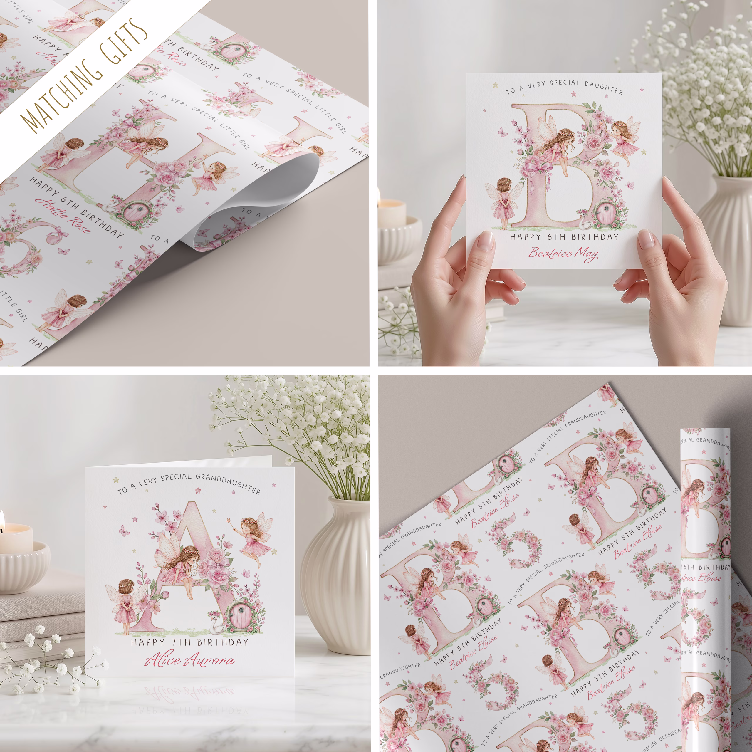 Birthday Fairy Wrapping Paper