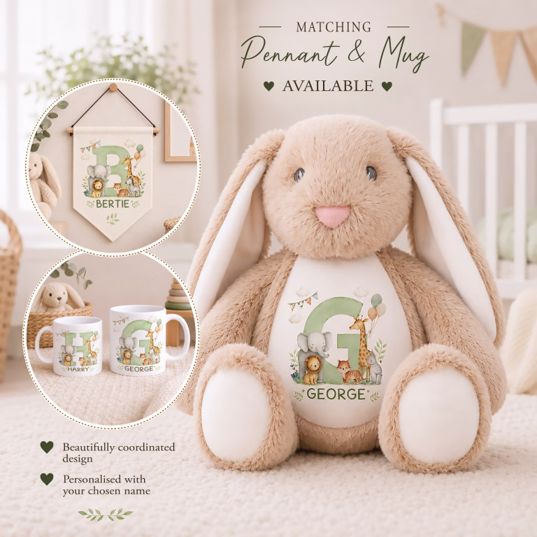 Personalised Safari Soft Toy