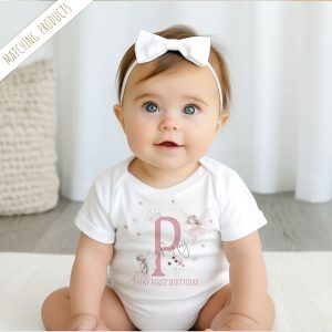 Girls 1st Birthday Fairy Onsie