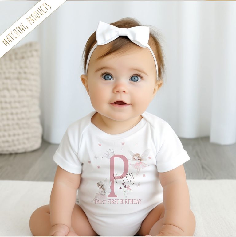 Personalised 1st Birthday Fairy Bodysuit