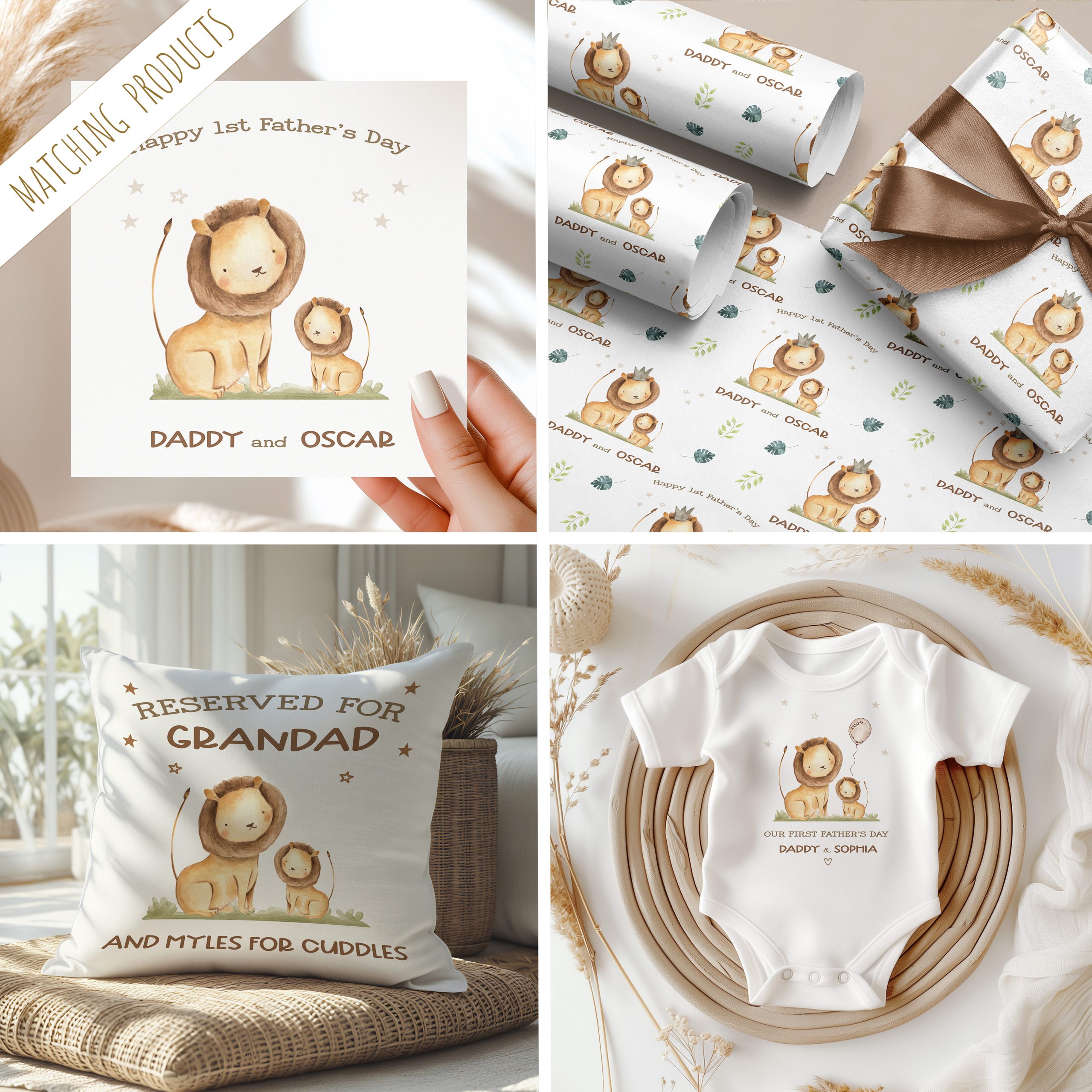 1st Father's Day Lion Mug
