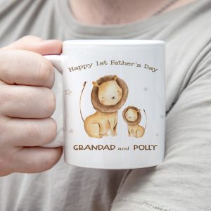 1st Father's Day Lion Mug