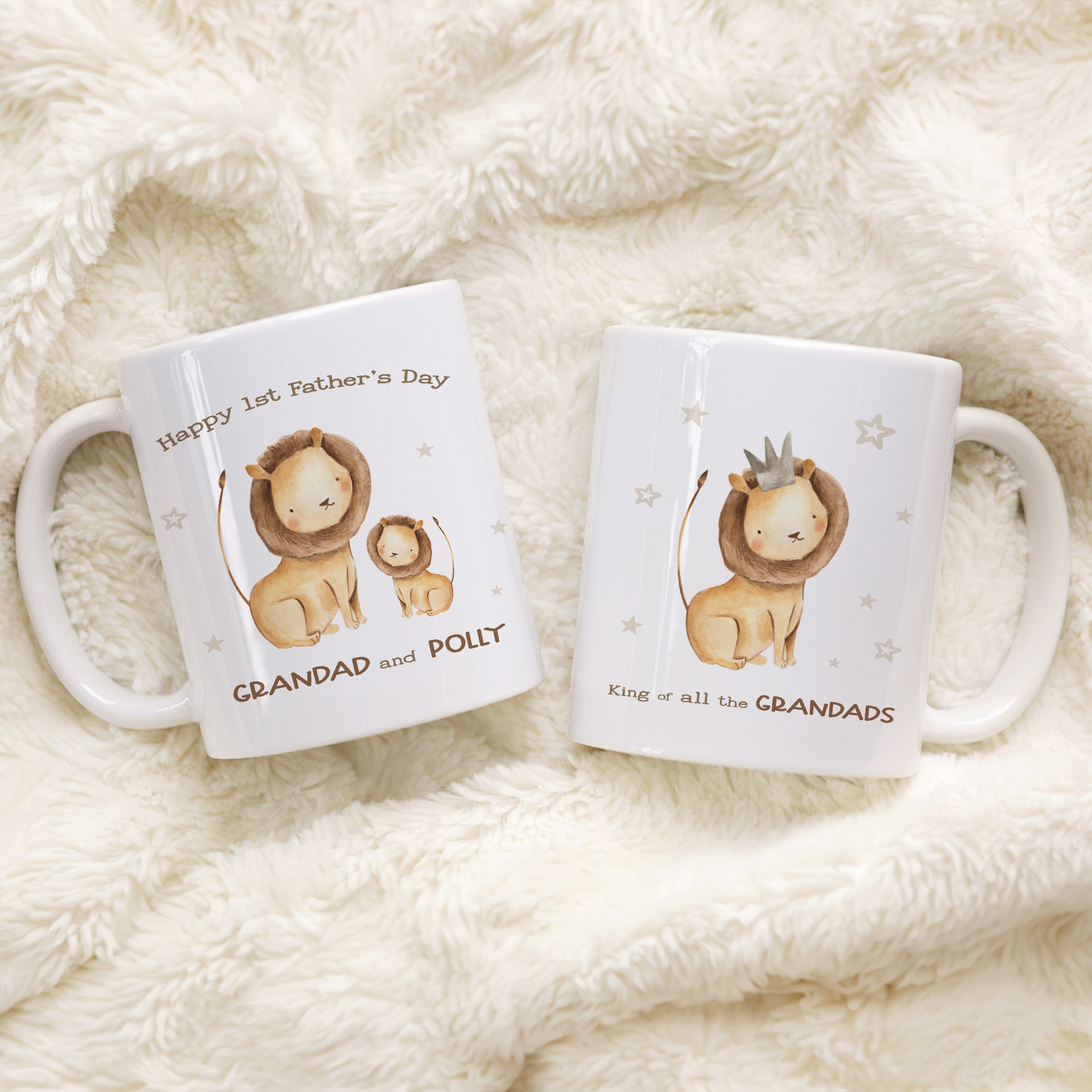 1st Father's Day Lion Mug